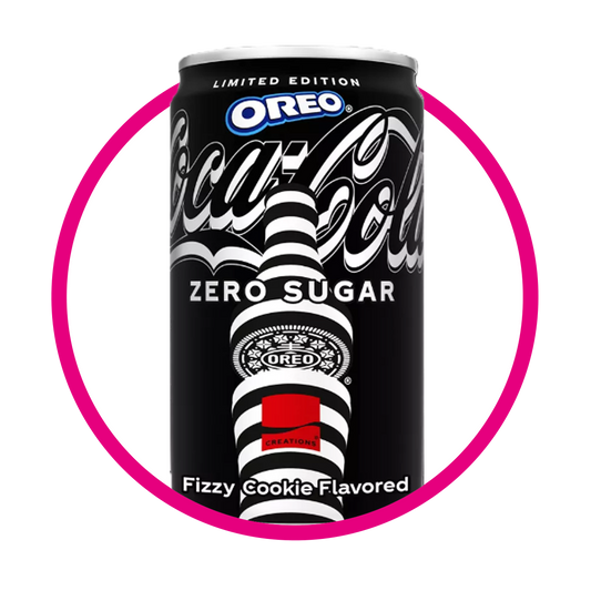 COCA COLA OREO ZERO SUGAR SODA LATA 222ML