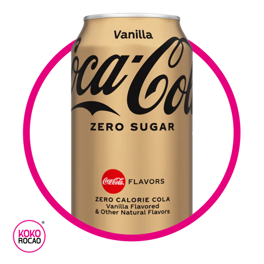 COCA COLA VAINILLA ZERO SUGAR SODA LATA 355ML