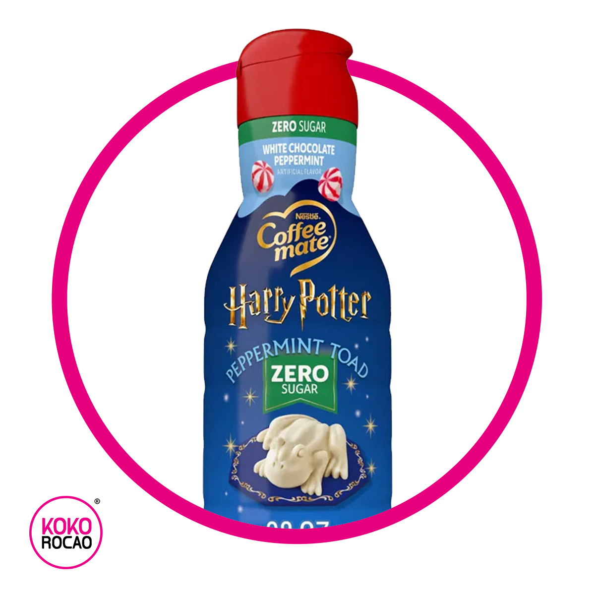 COFFEE MATE HARRY POTTER PEPPERMINT ZERO SUGAR MILK BOTELLA 825ML