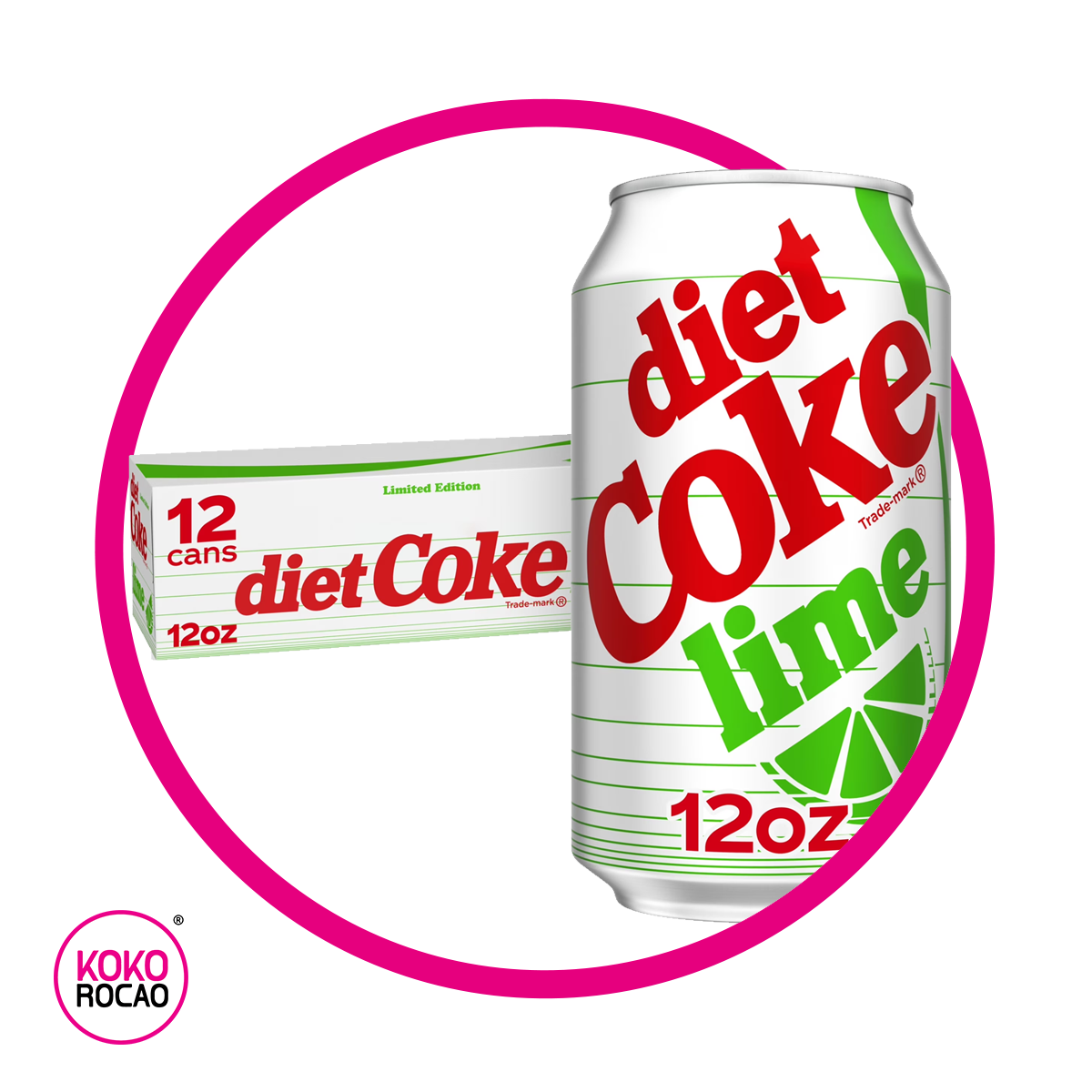 CAJA COKE DIET LIME SODA LATA 355ML  Bundle