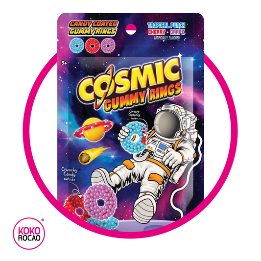 COSMIC GUMMY RINGS GUMMY CAJA 50GR