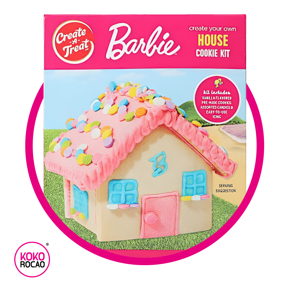 CREATE A TREAT BARRBIE HOUSE COOKIE CAJA 192 GR