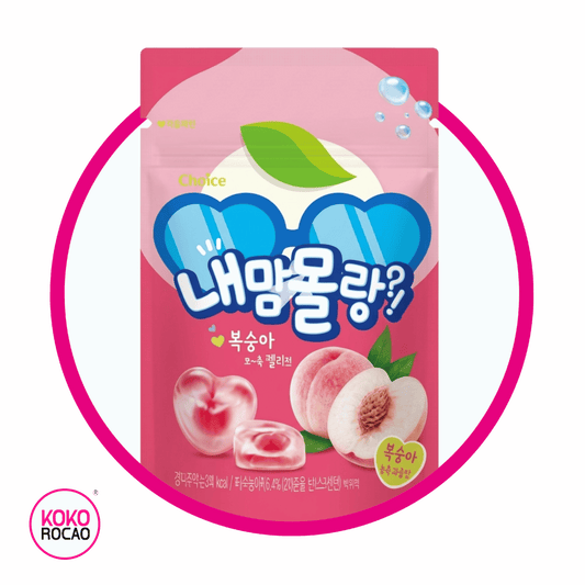 CROWN PEACH GUMY BOLSA 50GR