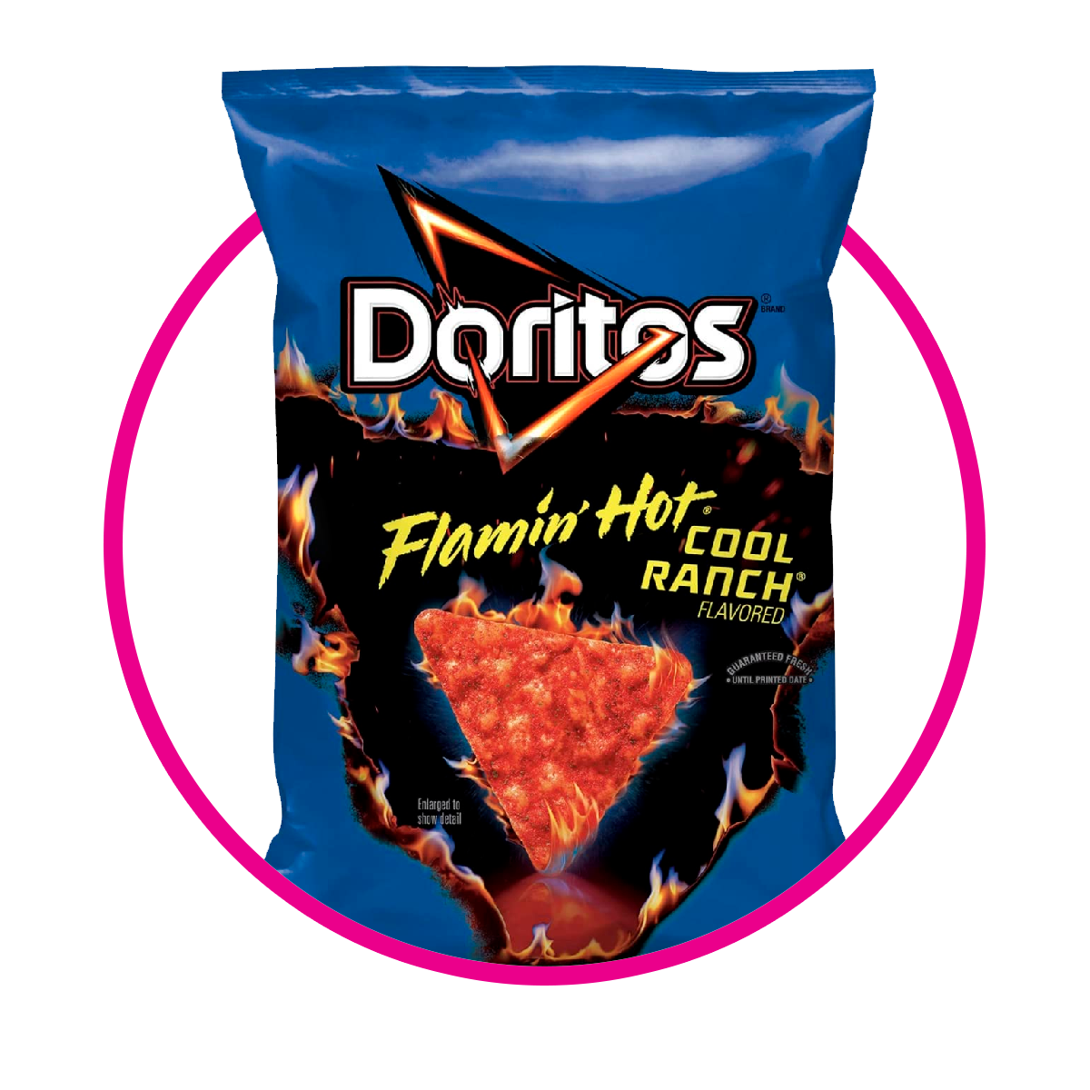DORITOS FLAMIN HOT COOL RANCH SNACKS BOLSA 262.2G&
