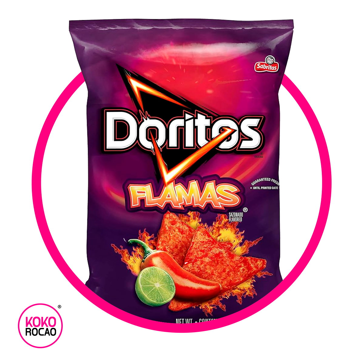 DORITOS FLAMAS SNACKS BOLSA 262.2GR&