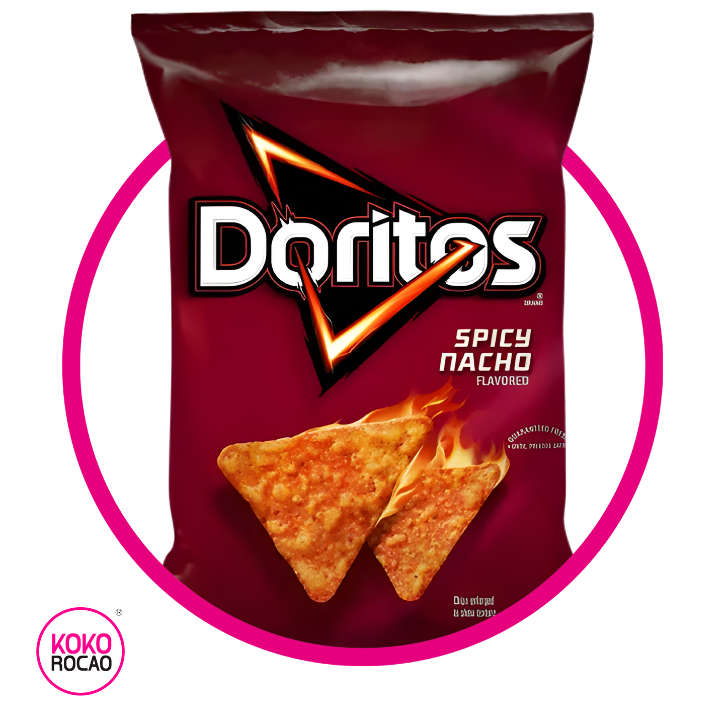 DORITOS SPICY NACHO SNACKS BOLSA 262.2G&