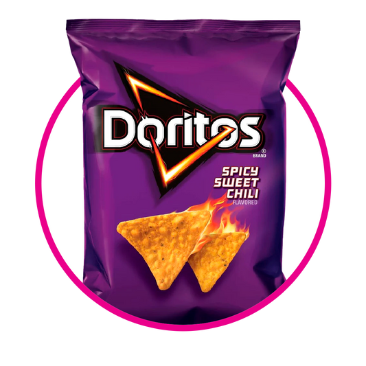 DORITOS SPICY SWEET CHILI SNACKS BOLSA 262.2GR&