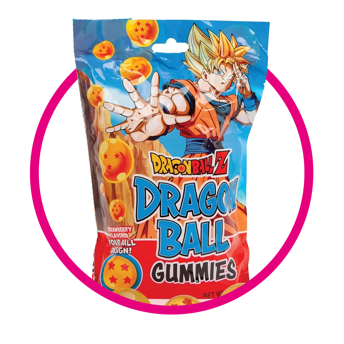 BOSTON AMERICA DRAGON BALL GUMMY BOLSA 223GR
