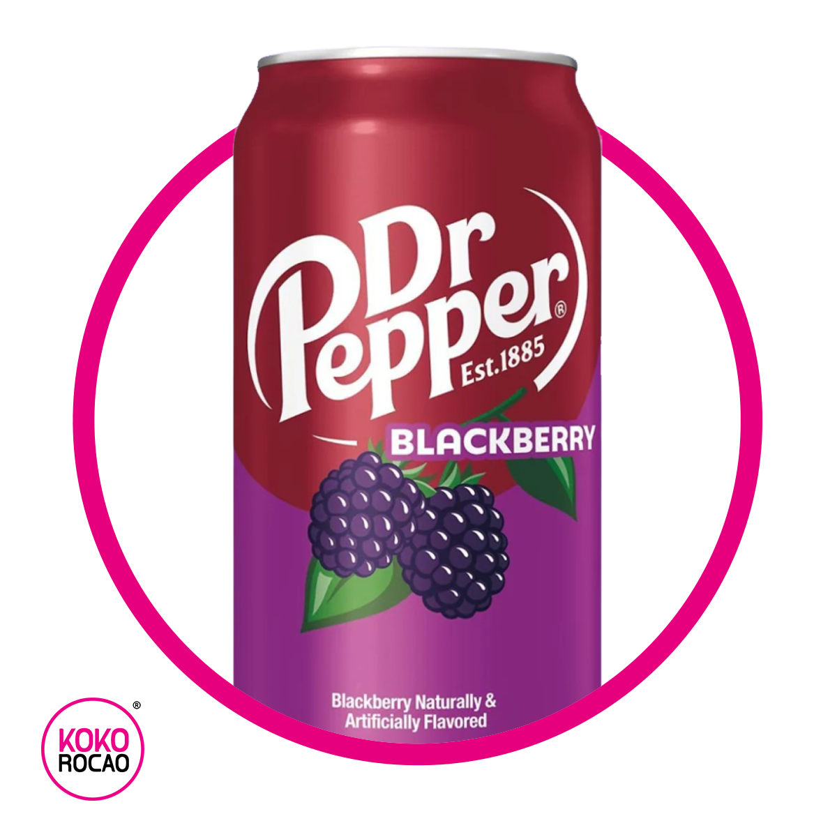DR PEPPER BLACK BERRY SODA LATA 355ML