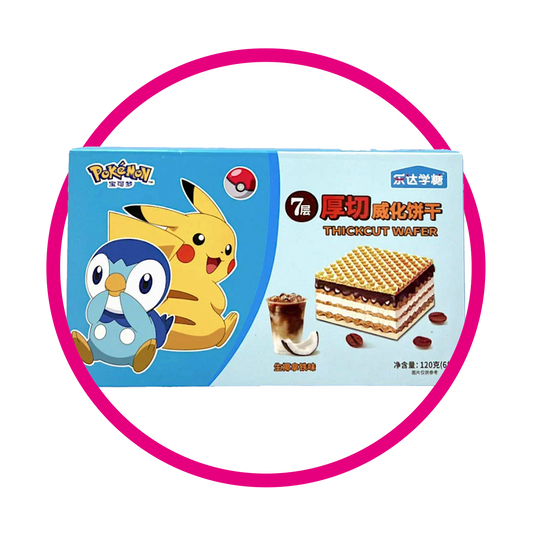 ERDA XUETAN POKEMON WAFER CHOCO AVELLANA COOKIE CAJA