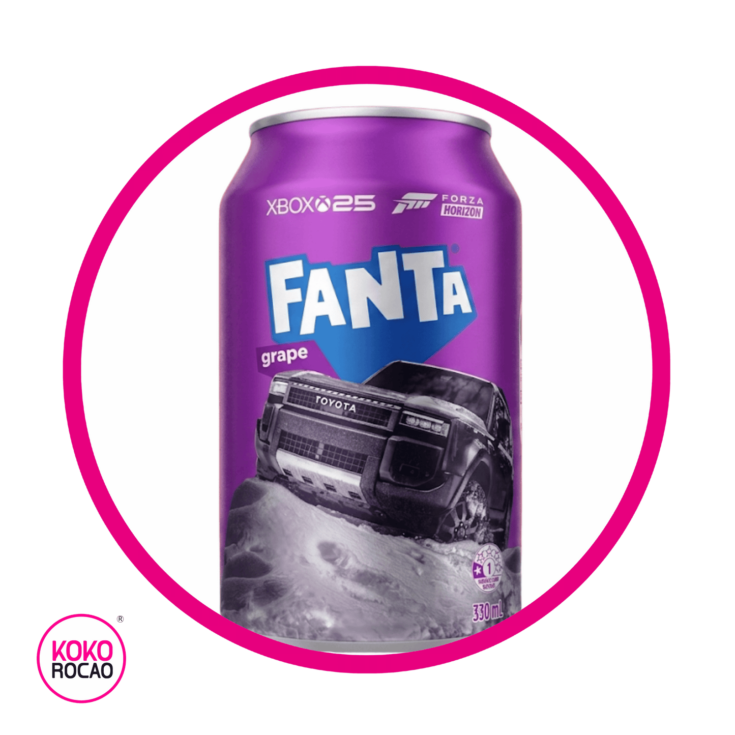 FANTA FORZA GRAPE SODA LATA 355ML