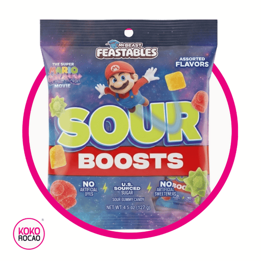 FEASTABLES MARIO SOUR BOOST GUMMY BOLSA 127GR
