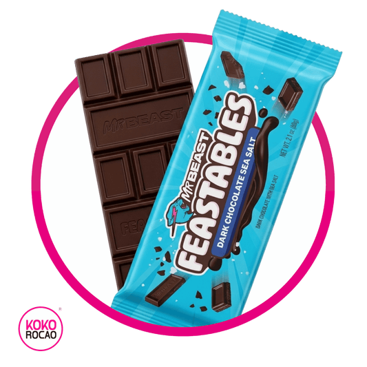 FEASTABLES MR BEAST DARK SEA SEALT CHOCOLATE BARRA 60GR