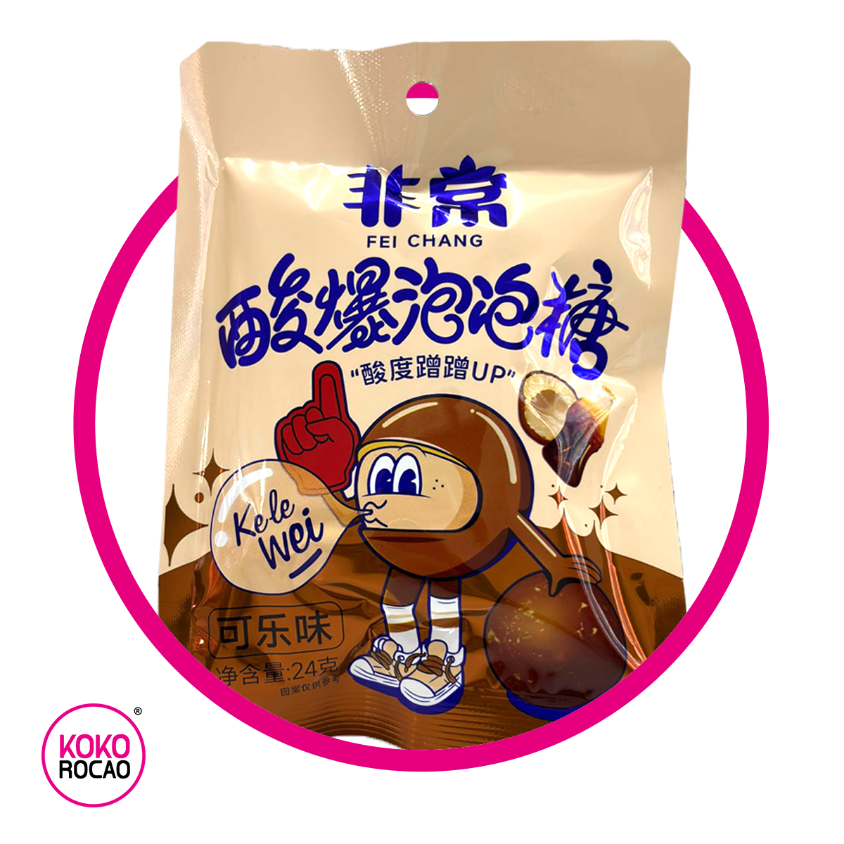 FEI CHANG COCA COLA BUBBLE GUMM BOLSA 24G