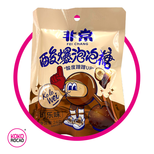 FEI CHANG COCA COLA BUBBLE GUMM BOLSA 24G