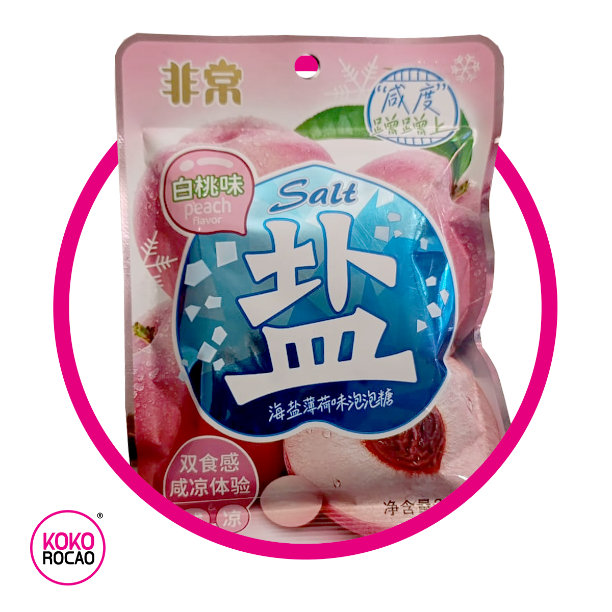 FEI CHANG PEACH BUBBLE GUMM BOLSA 24G