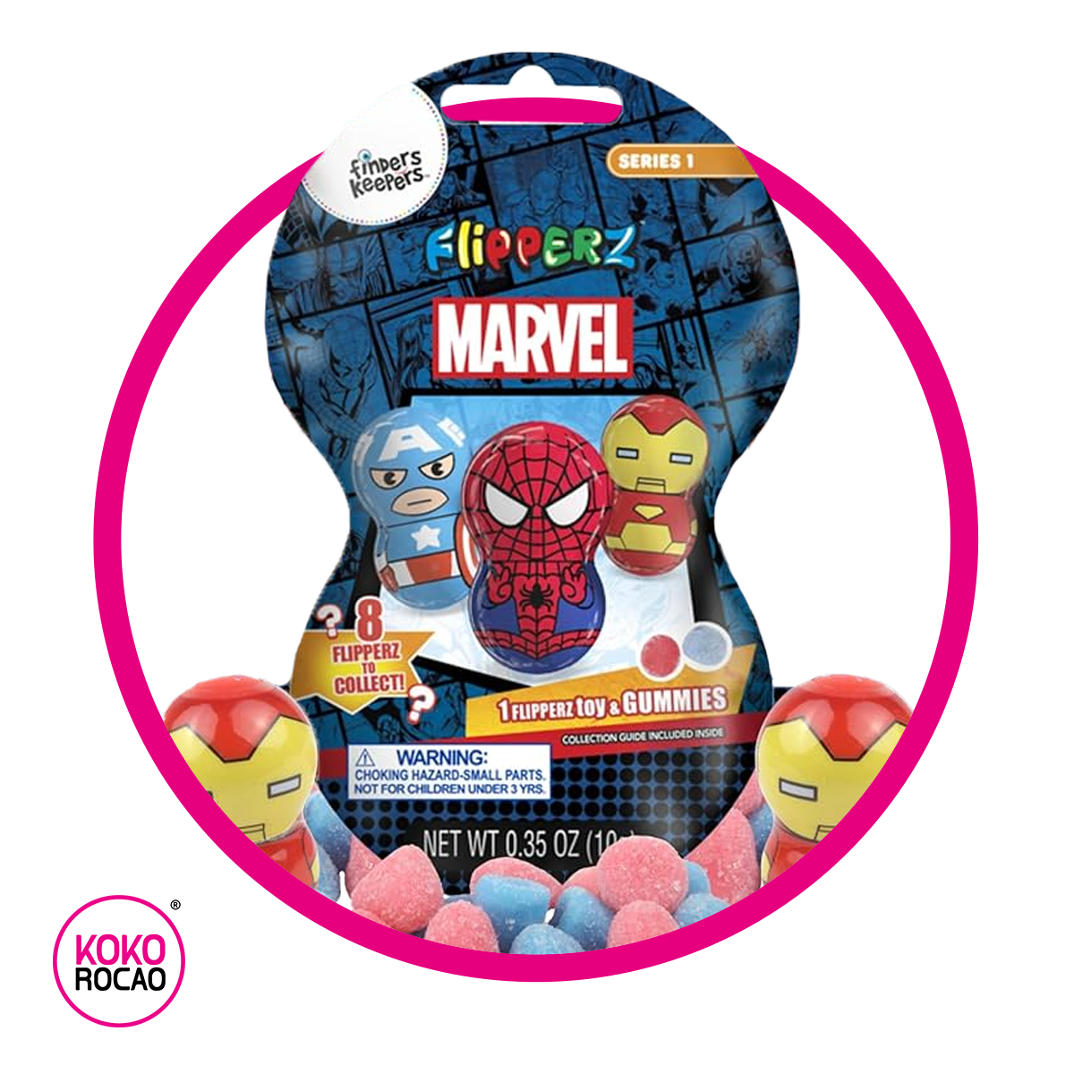 FLIPPERZ MARVEL COLLECTABLE BOLSA 10 GR