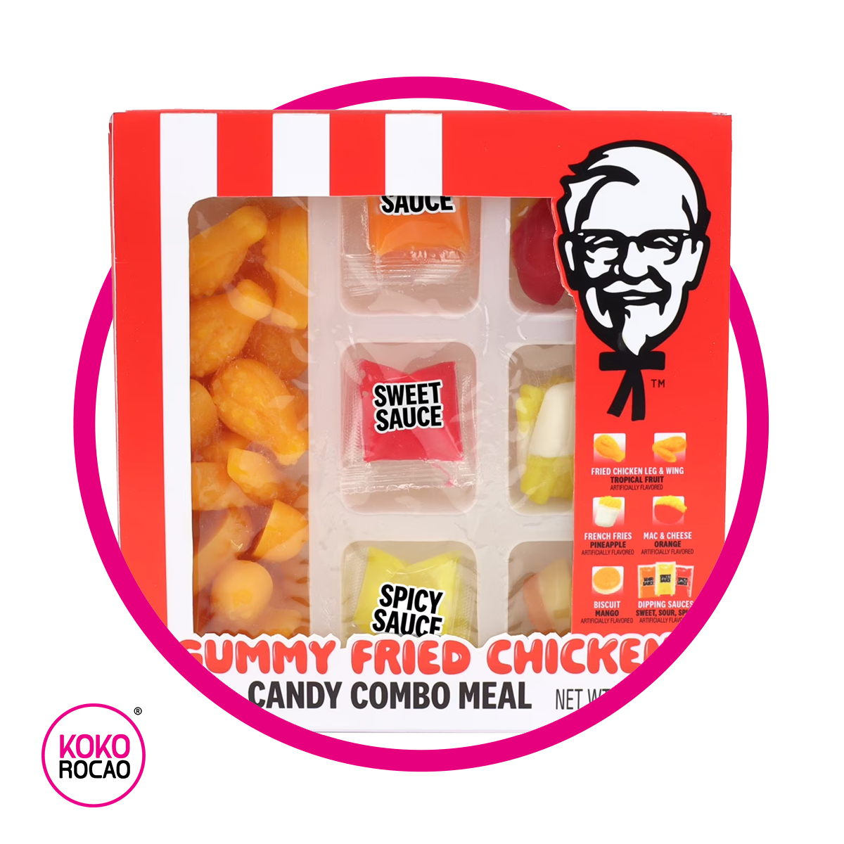 FRANKFORD KFC COMBO MEAL GUMMY CAJA 201GR