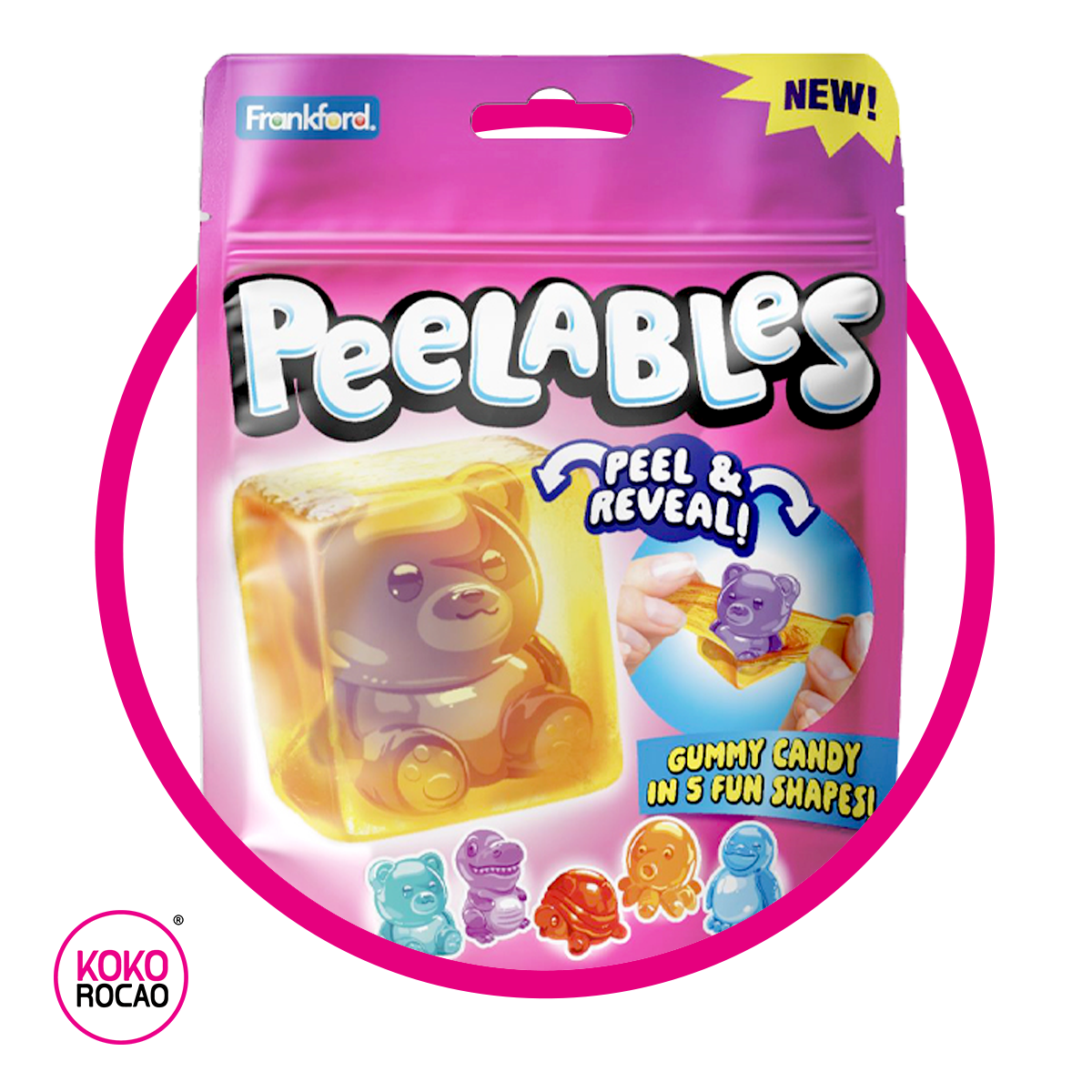 FRANKFORD PEELABLES GUMMY BOLSA 120GR