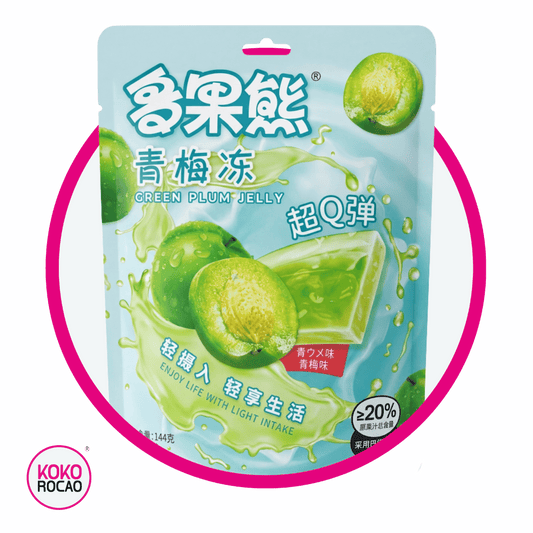 FRUITS BEAR GELATINA CIRUELA VERDE GELATIN BOLSA 160 GR
