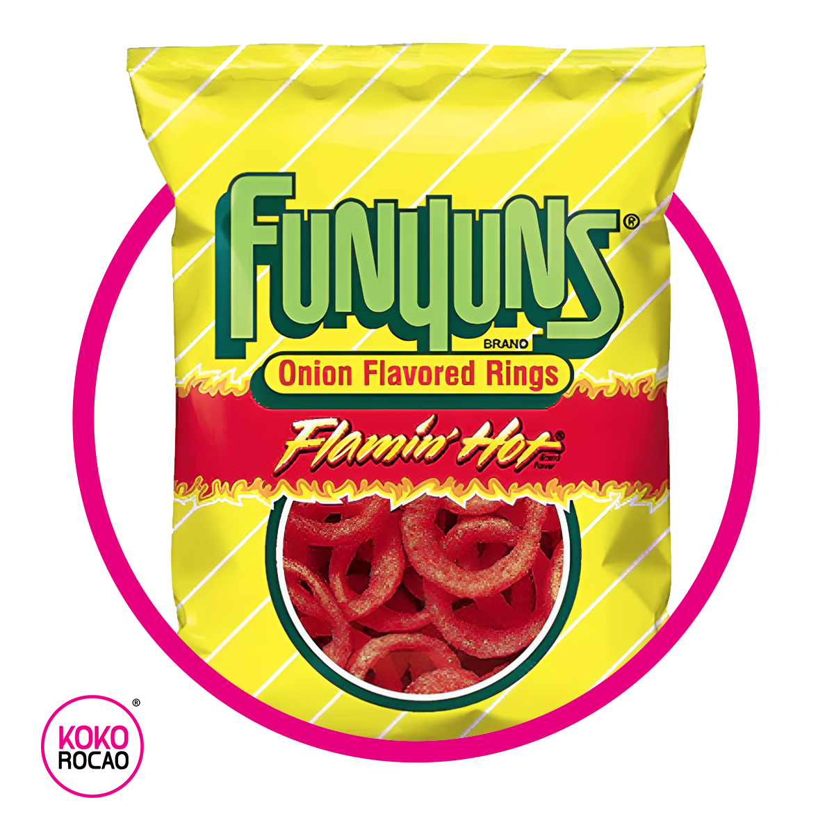FUNYUNS FLAMIN HOT SNACKS BOLSA 148.6 GR