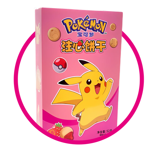 LEDA FOOD POKEMON PIKACHU FRESA COOKIE CAJA 52GR