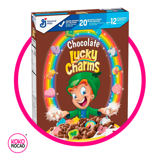 GENERAL MILLS LUCKY CHARMS CHOCOLATE CEREAL CAJA 300GR