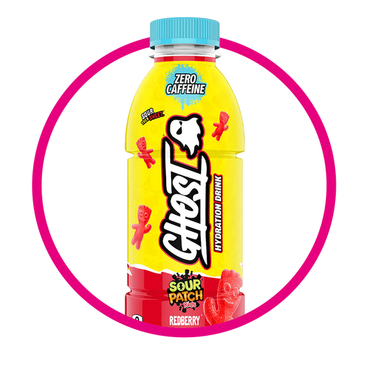 GHOST SOUR PATCH REDBERRY VITAMINZED BOTELLA 500ML