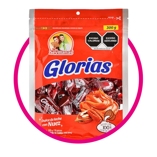 GLORIAS NUEZ HARD CANDY PIEZA 300GR