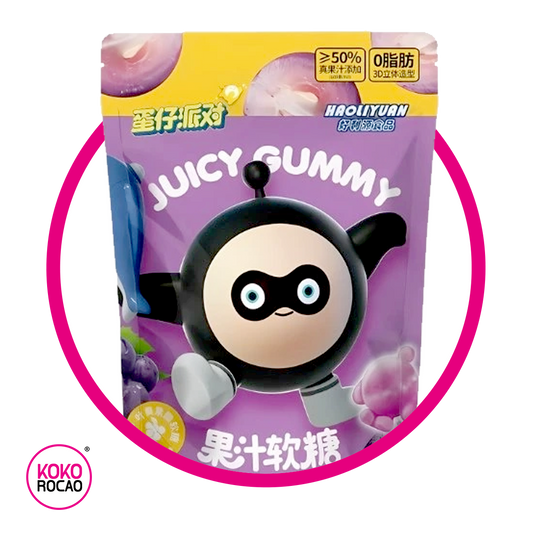 HAOLIYUAN JUICY GRAPE GUMMY BOLSA 40 GR