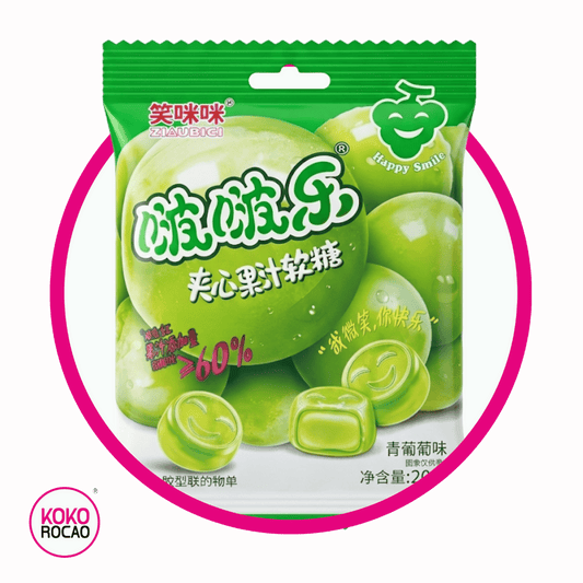 HAPPY SMILE GRAPE GUMMY BOLSA 20GR