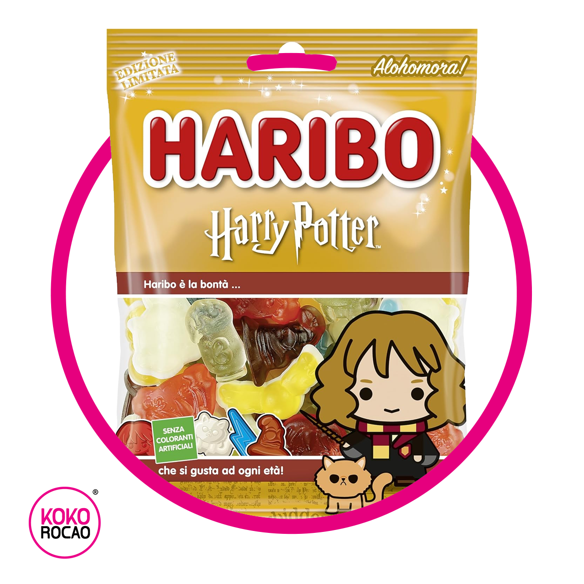 HARIBO HARRY POTTER HERMIONE GUMMY BOLSA 113