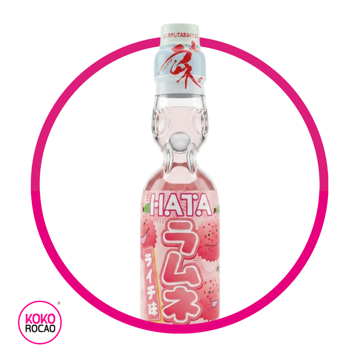 HATA RAMUNE LYCHEE SODA BOTELLA 200ML
