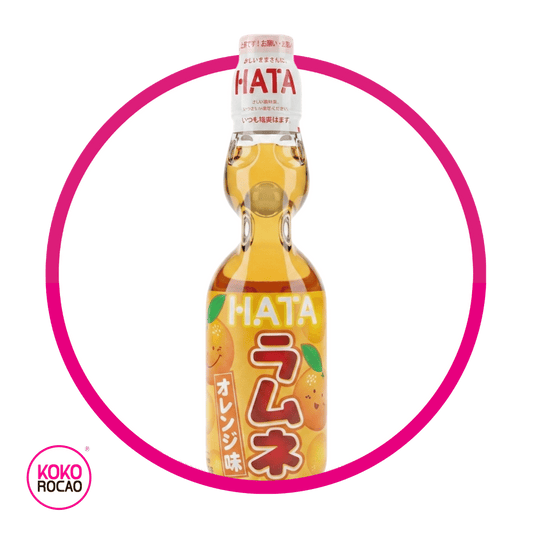 HATA RAMUNE SODA ORANGE BOTELLA 200ML