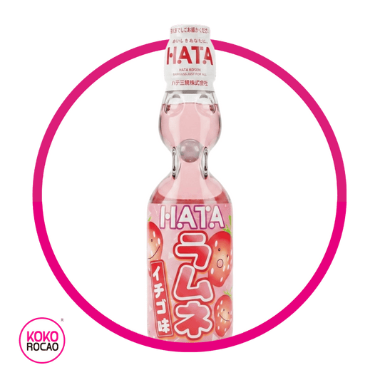 HATA RAMUNE STRAWBERRY SODA BOTELLA 200ML @