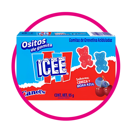 ICEE BEARS BLUEBERRY&CHERRY GUMMY CAJA 85G