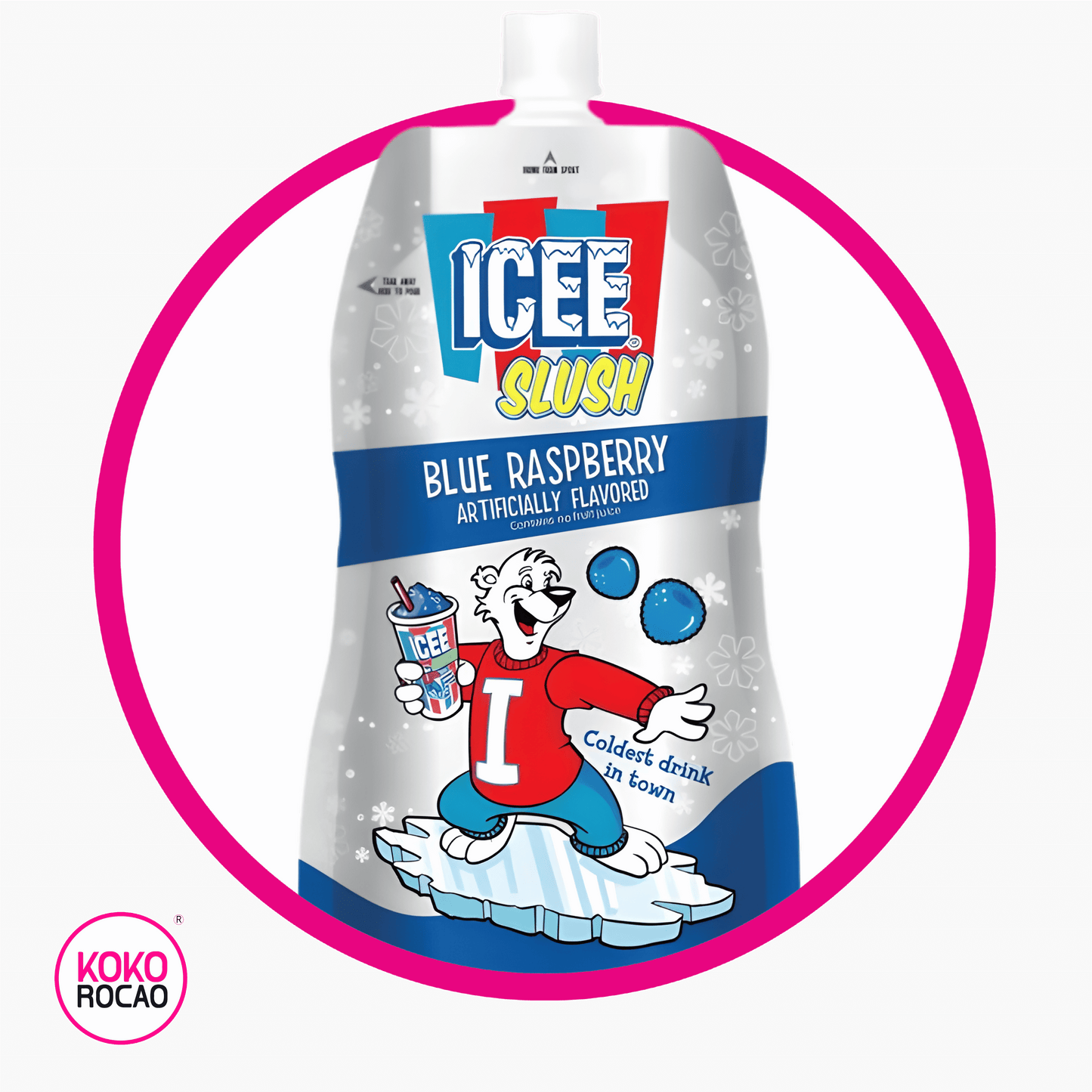 ICEE SLUSH BLUE RASPBERRY 177 ML.&