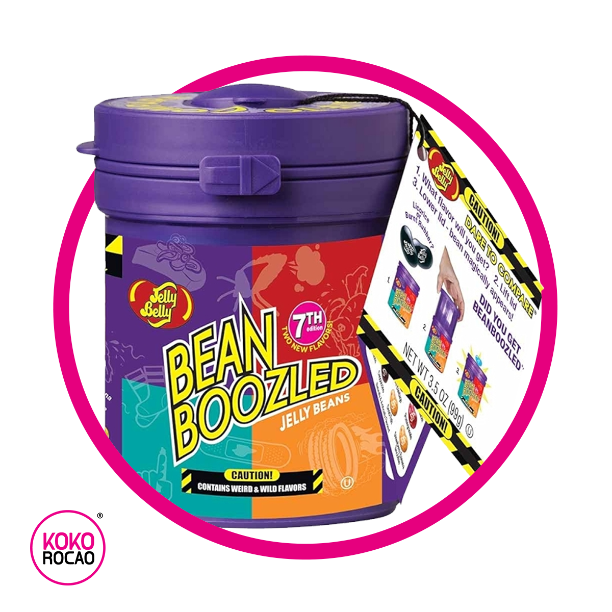 JELLY BELLY BEAN BOOZLED 7TH SOFT CANDY BOTE 99GR