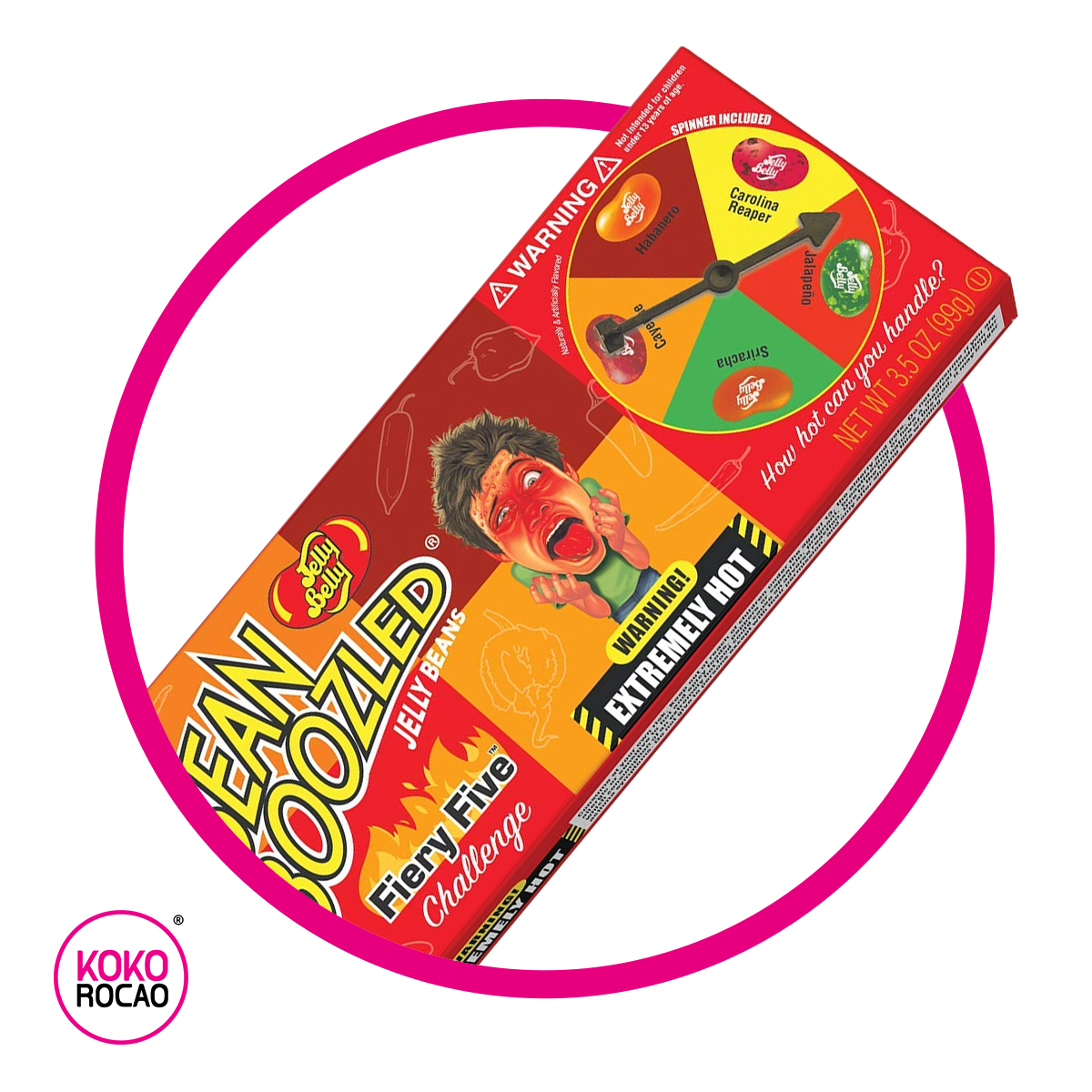 JELLY BELLY BEAN BOOZLED RULETA HOT CAJA 99G