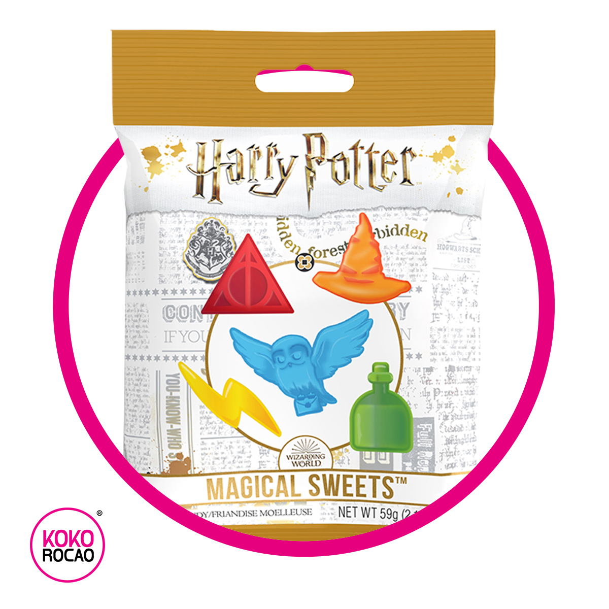JELLY BELLY HARRY POTTER MAGICAL SWEETS GUMMY BOLSA 59G&