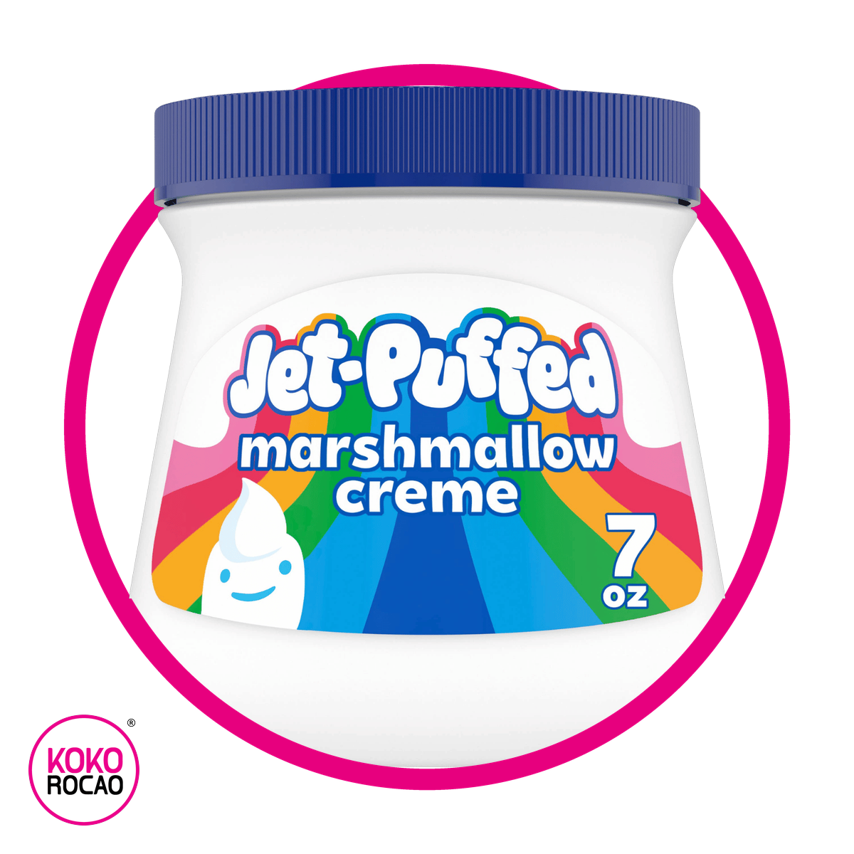 JET PUFFED CREME MARSHMELLOW BOTE 198GR