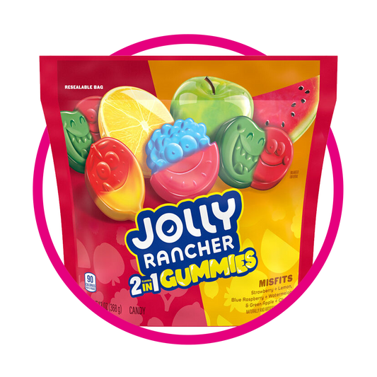 JOLLY RANCHER 2IN1 GUMMY BOLSA 368GR