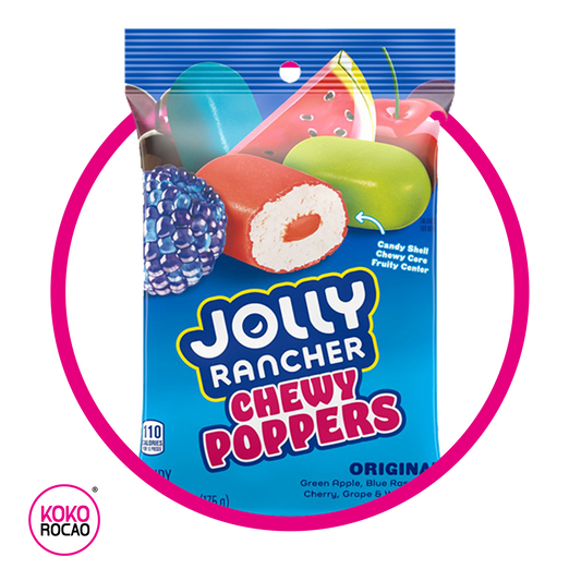 JOLLY RANCHER CHEWY POPPERS HARD CANDY BOLSA 175GR