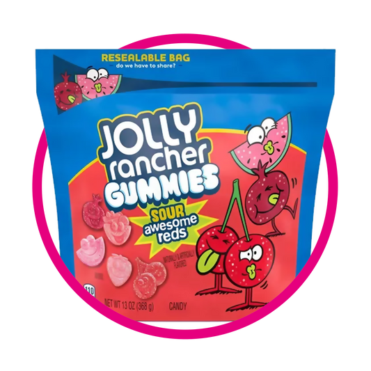 JOLLY RANCHER SOUR AWESOME REDS GUMMY BOLSA 368G
