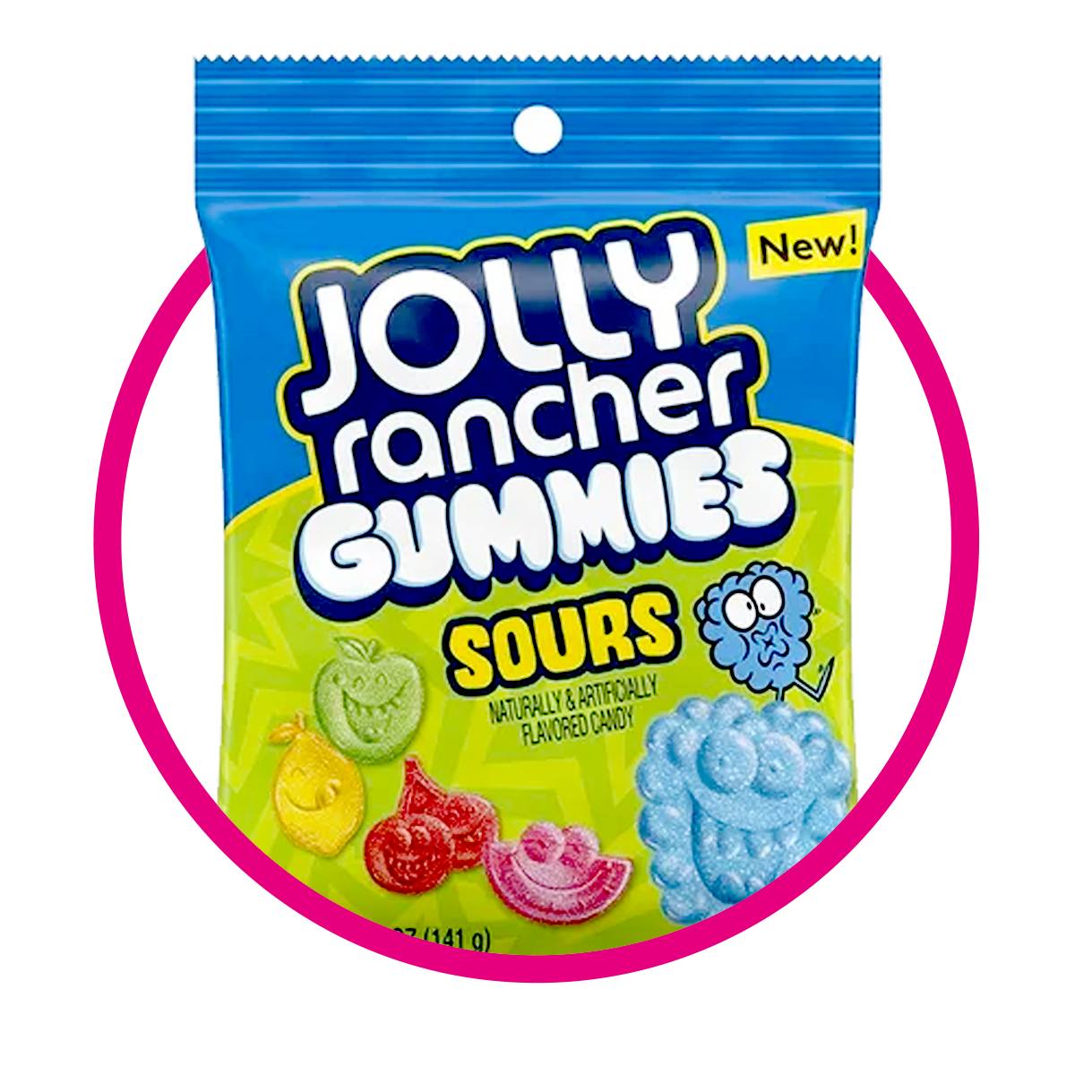 JOLLY RANCHER SOUR BOLSA GUMMY 141G