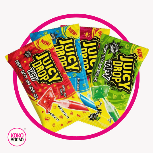 JUICY DROP TAFFY GUMMY PIEZA 67GR