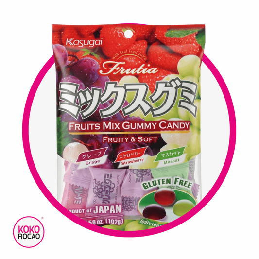 KASUGAI MIX GRAPE GUMMY BOLSA 102G