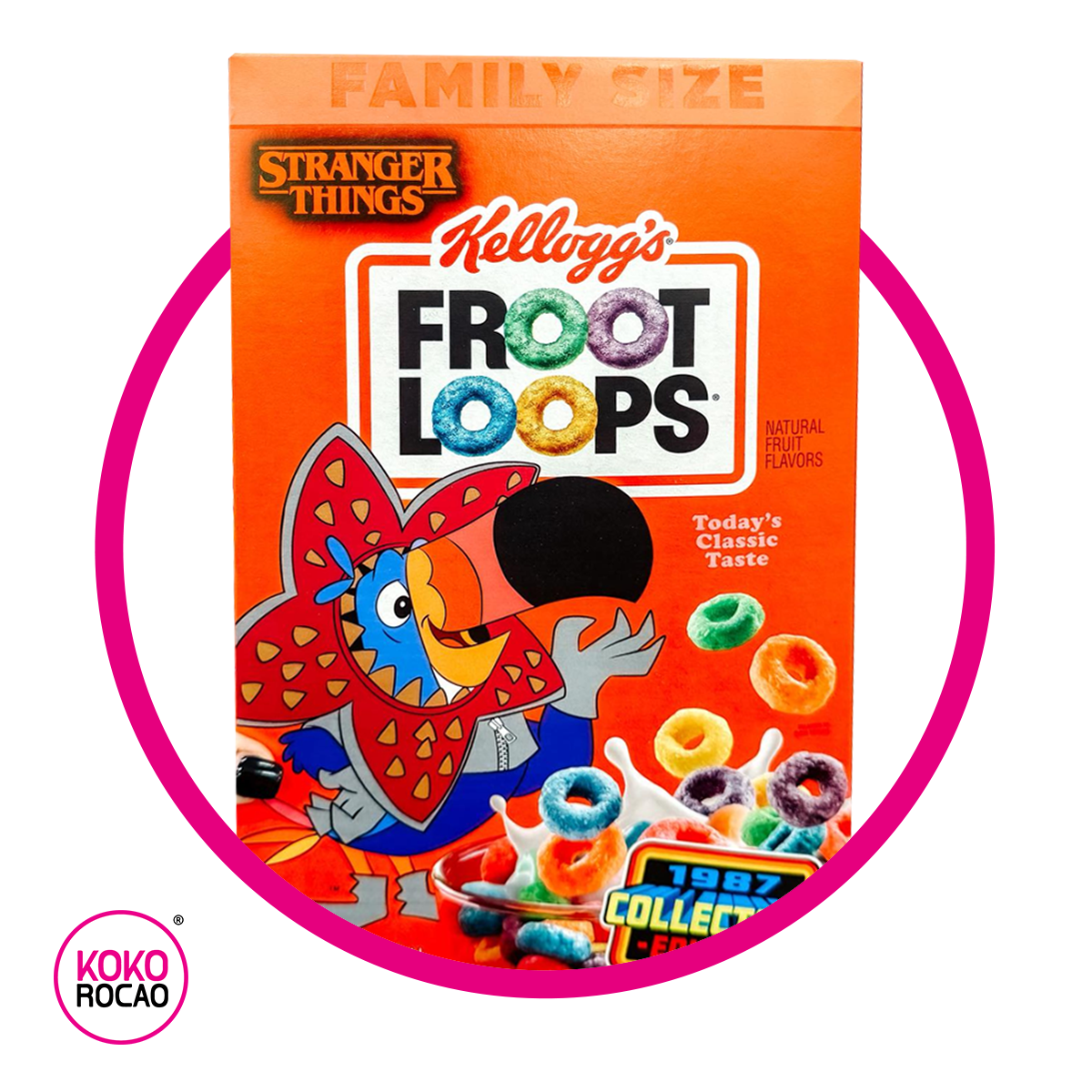KELLOGGS FROOT LOOPS STRANGER THINGS CEREALS CAJA 470GR