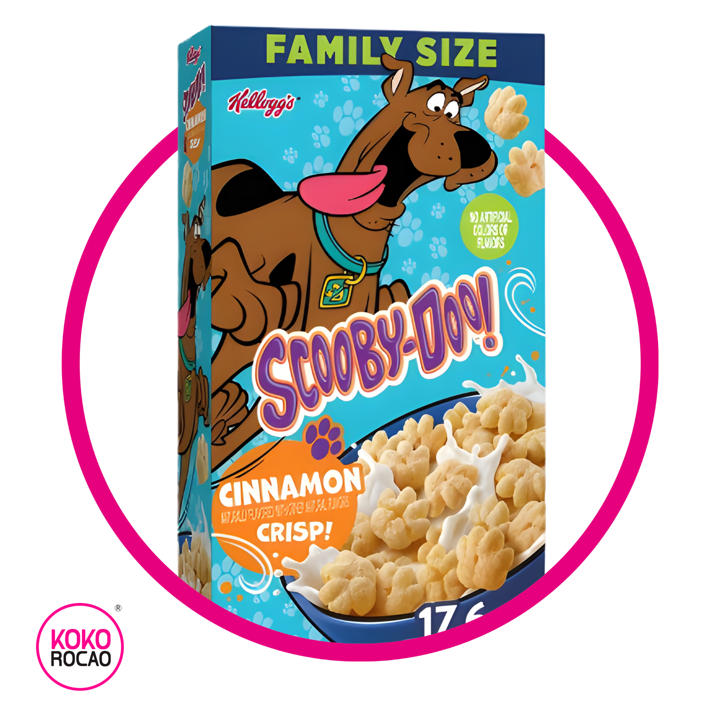KELLOGGS SCOOBY DOO CINNAMON CEREAL CAJA 499 GR