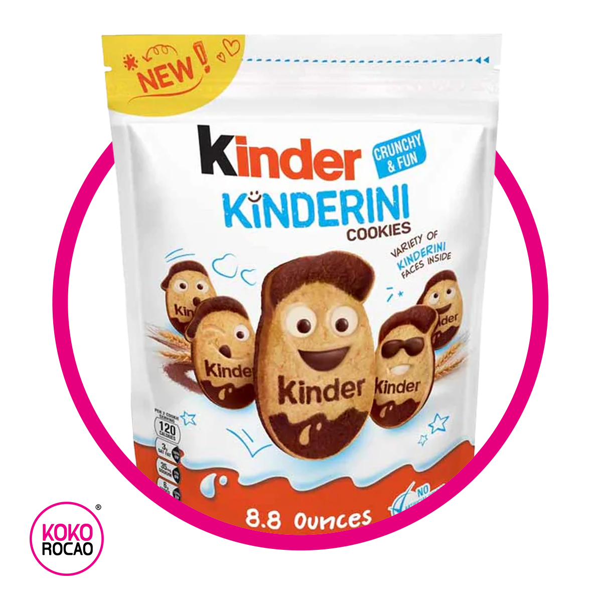 KINDER KINDERINI COOKIES BOLSA 250 GR